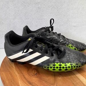 Adidas‎ Adizero Soccer Cleats Neon Green Black Football Shoes Size 10
